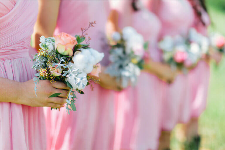 bridesmaid flower bouquets