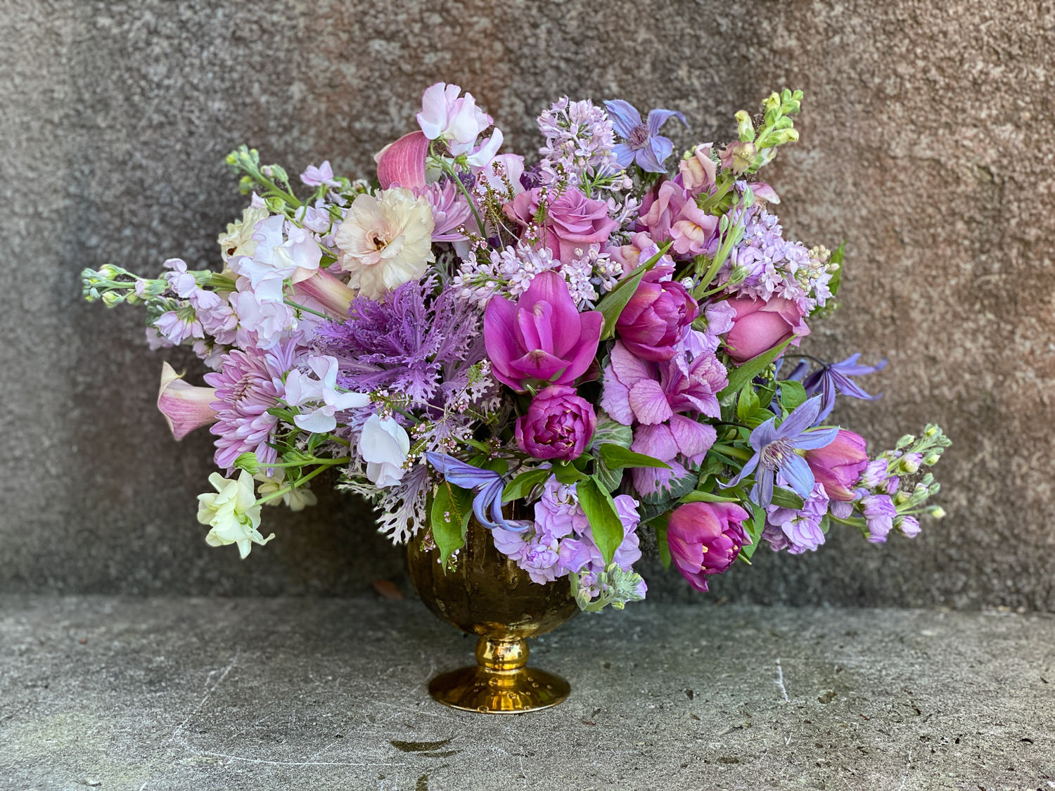 Fresh floral arrangements by Bedford Village Flower Shoppe, New York