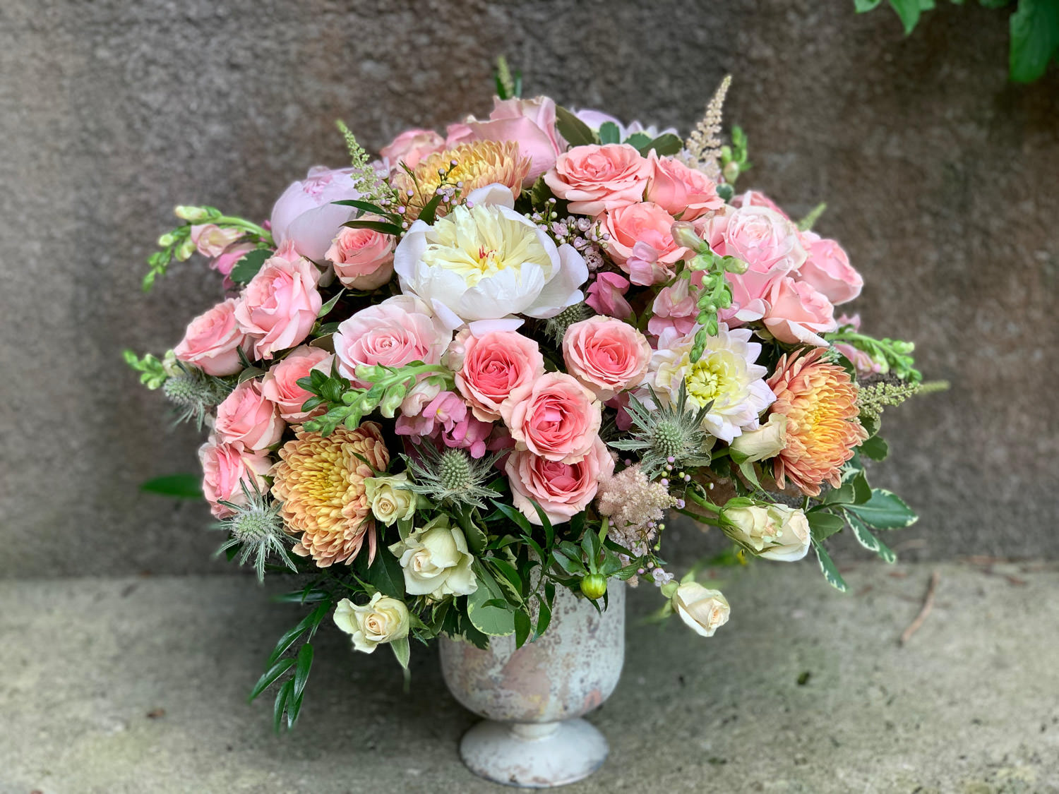 Fresh floral arrangements by Bedford Village Flower Shoppe, New York