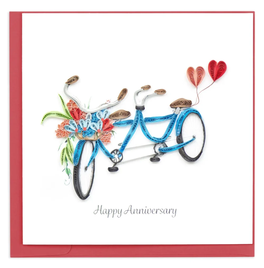 Happy Anniversary - Tandem Bicycle