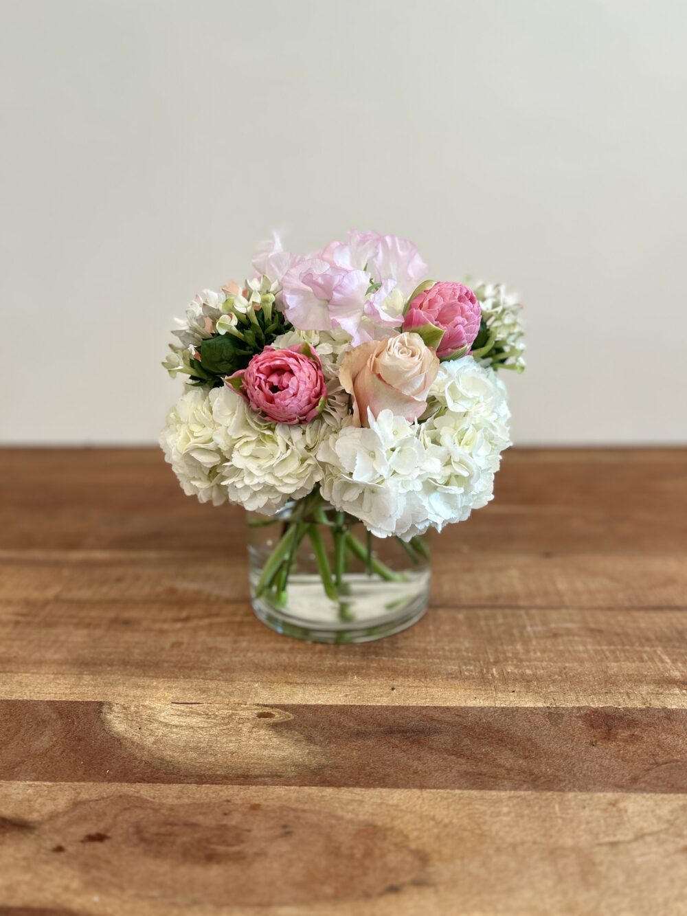 Strawberry Tulip Low and Lush Get Well Flowers by Bedford Village Flower Shoppe